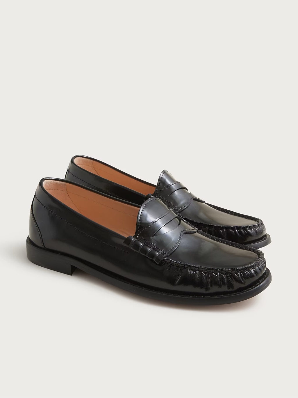 J. Crew Winona Penny Loafers In Italian Spazzolato Leather Size 6 $198 Ch288